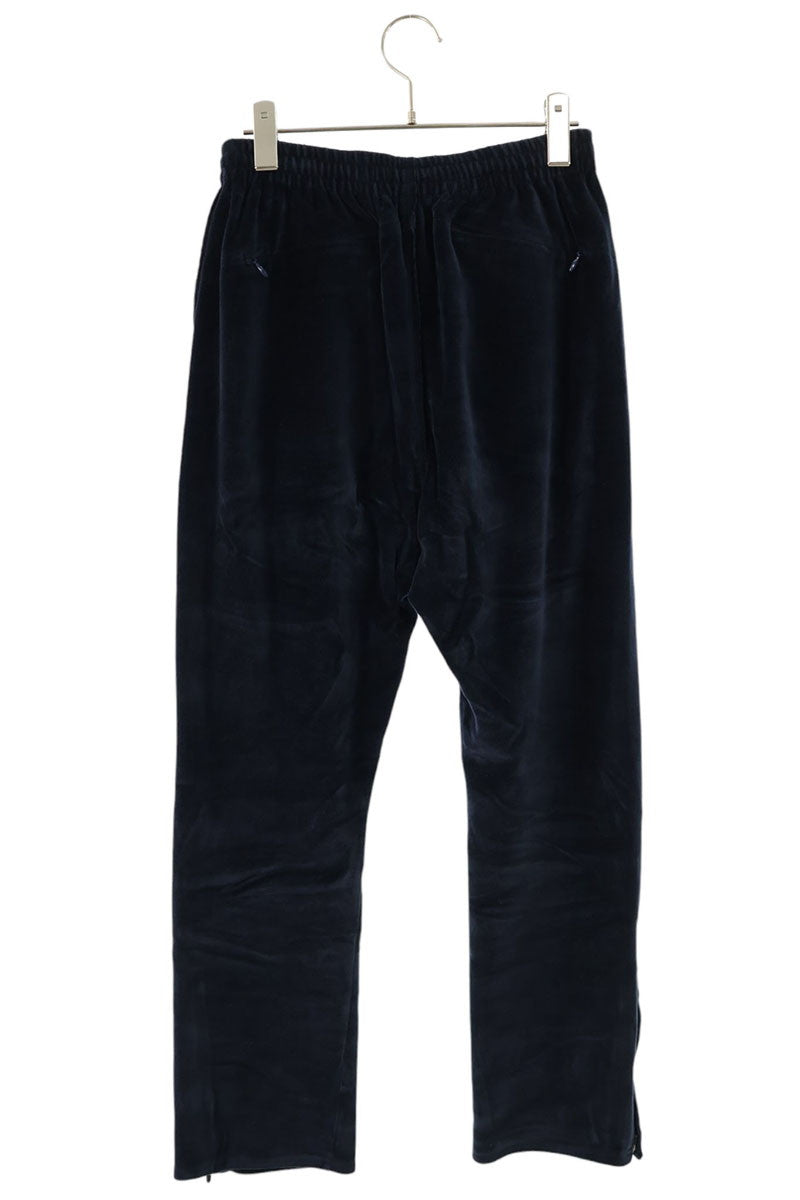 Needles Velour Track Pants Cotton Blend Navy Size 28