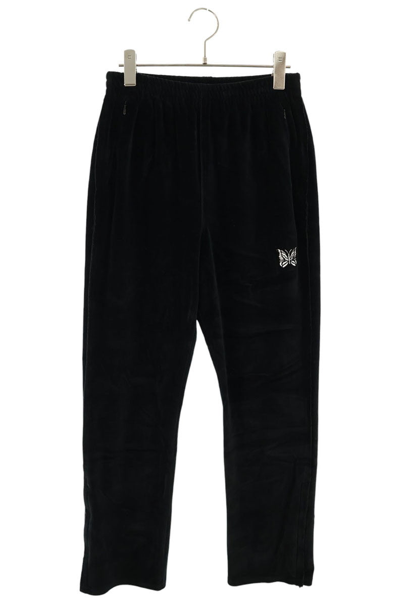 Needles Velour Track Pants Cotton Blend Black Size 28