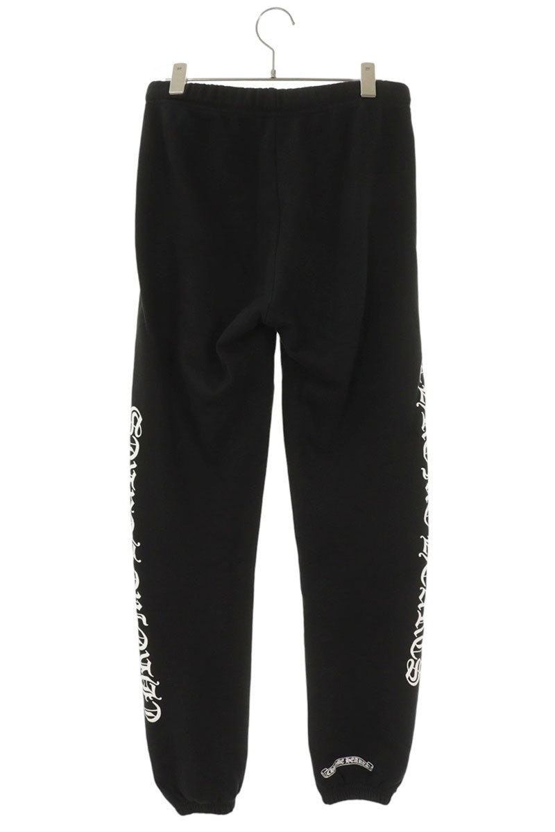 Chrome Hearts SWEAT PANTS Logo Print Black Size 30