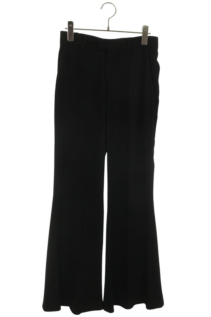 BALENCIAGA Viscose Flare Long Pants Black Size 34