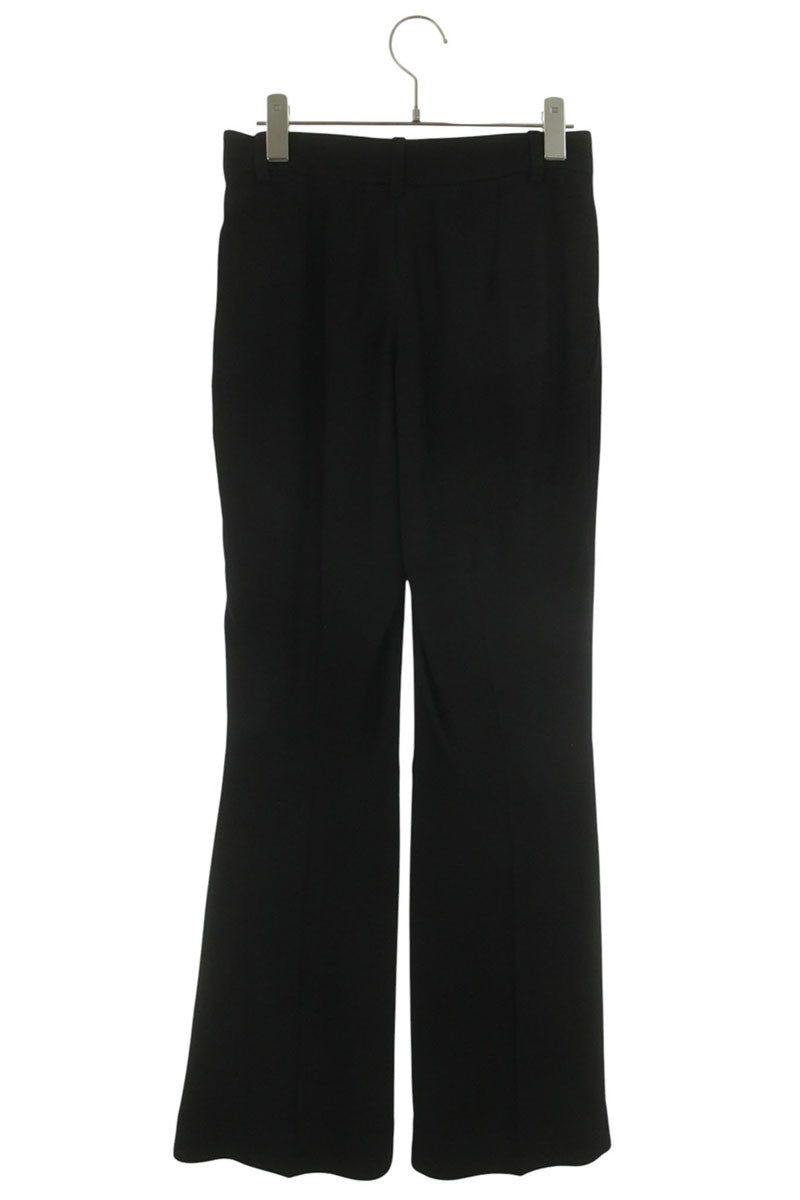 BALENCIAGA Viscose Flare Long Pants Black Size 34