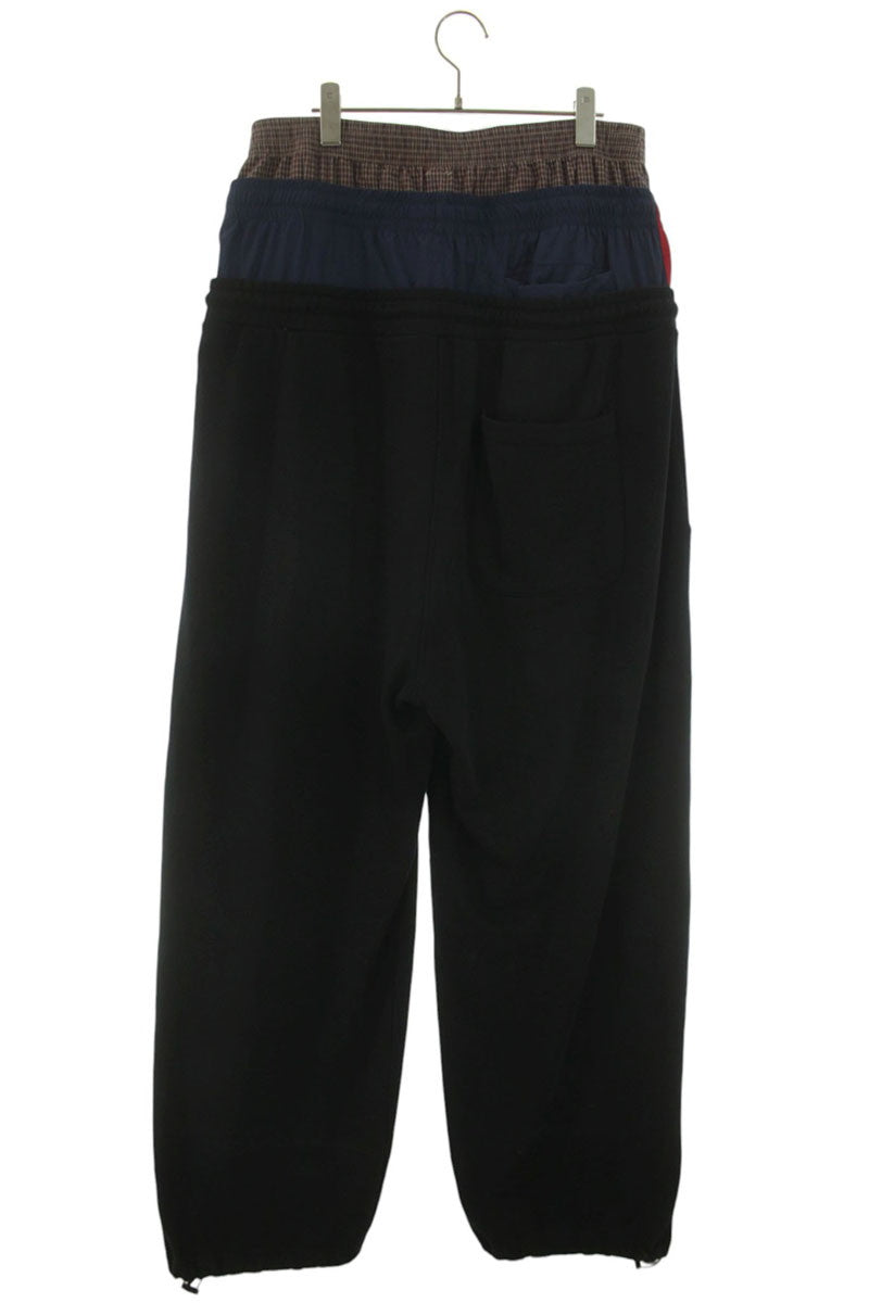 Protocol Index Black/Navy Layered Sweatpants Size 34