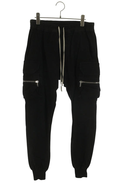 Rick Owens 25SS Mastodon Cargo Jogger Cotton Black Size 36