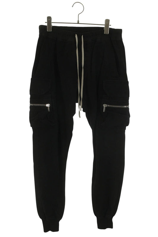 Rick Owens 25SS Mastodon Cargo Jogger Cotton Black Size 36