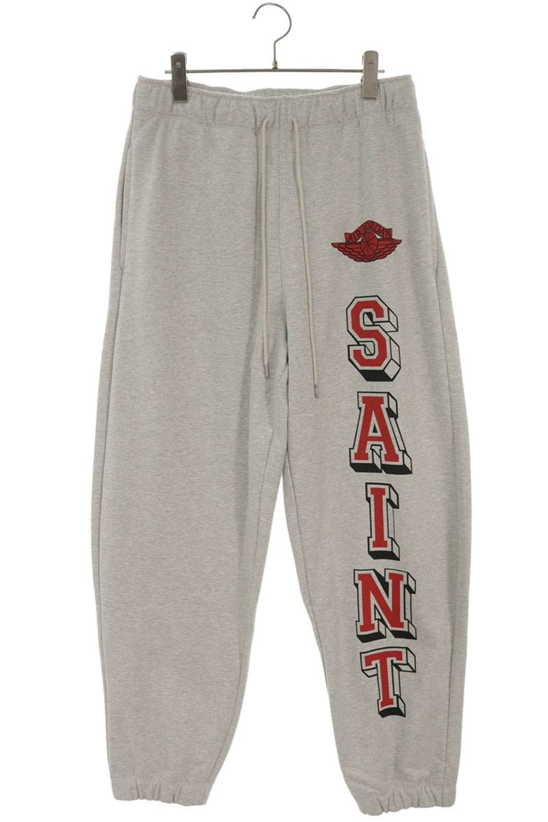 SAINT MICHAEL x Jordan 26SS MLSMFLC Sweatpants Grey Size 30