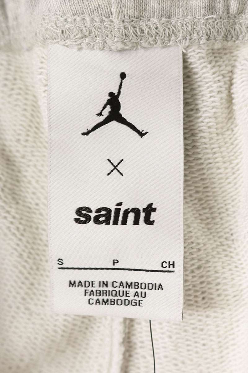 SAINT MICHAEL x Jordan 26SS MLSMFLC Sweatpants Grey Size 30