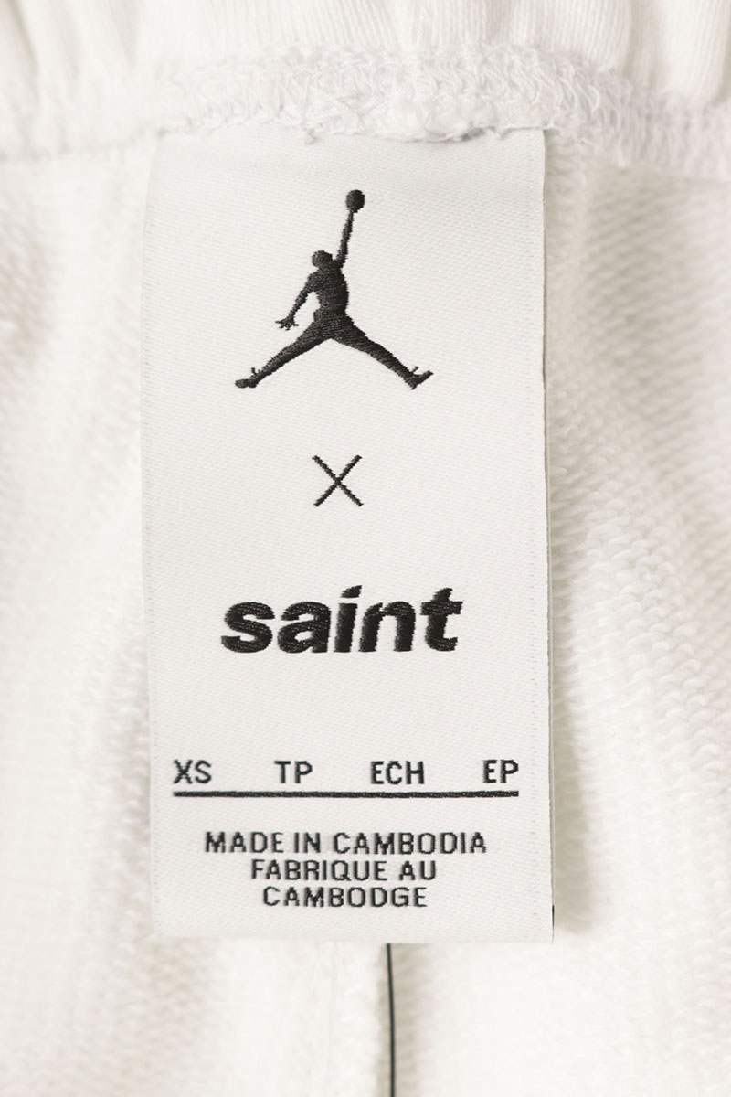 SAINT MICHAEL Jordan 26SS MLSMFLC Sweatpants Wht/Red Size 28