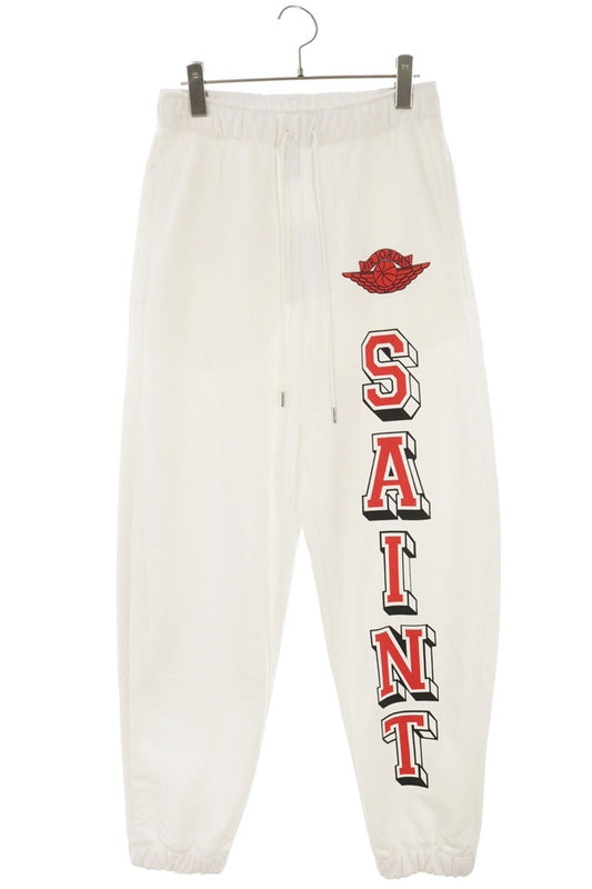 SAINT MICHAEL Jordan 26SS MLSMFLC Sweatpants Wht/Red Size 30