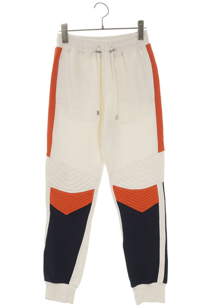 BALMAIN 15SS Color Block Biker Sweatpants Size M