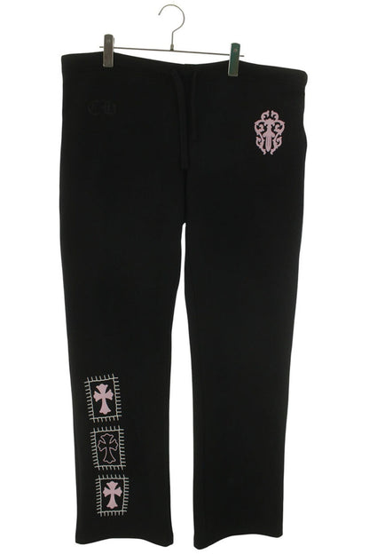 Chrome Hearts SWEAT PANTS DEADLY DOLL Black Pink Size 32