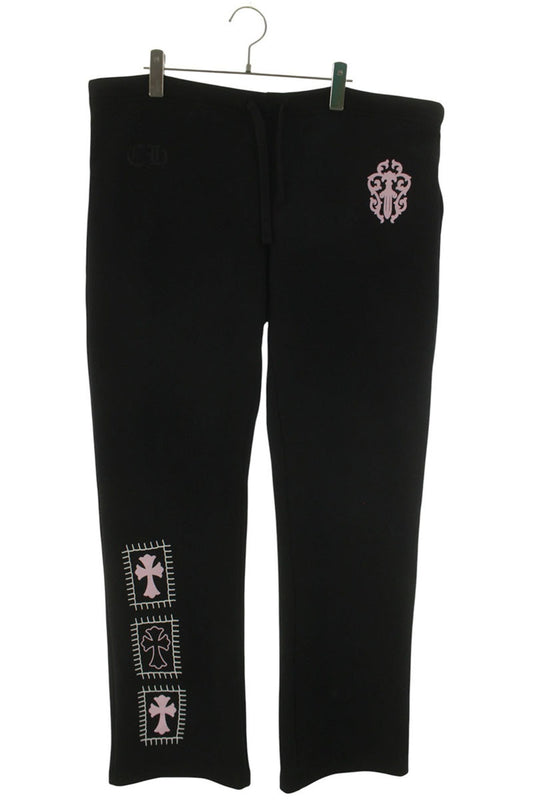 Chrome Hearts SWEAT PANTS DEADLY DOLL Black Pink Size 32