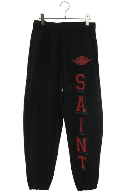 SAINT MICHAEL Jordan 26SS MLSMFLC Sweatpants Blk/Red Size 28