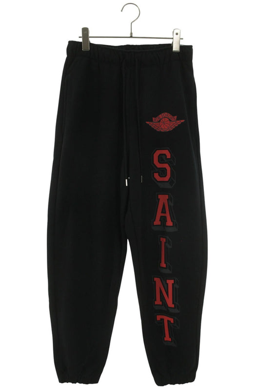 SAINT MICHAEL Jordan 26SS MLSMFLC Sweatpants Blk/Red Size 28