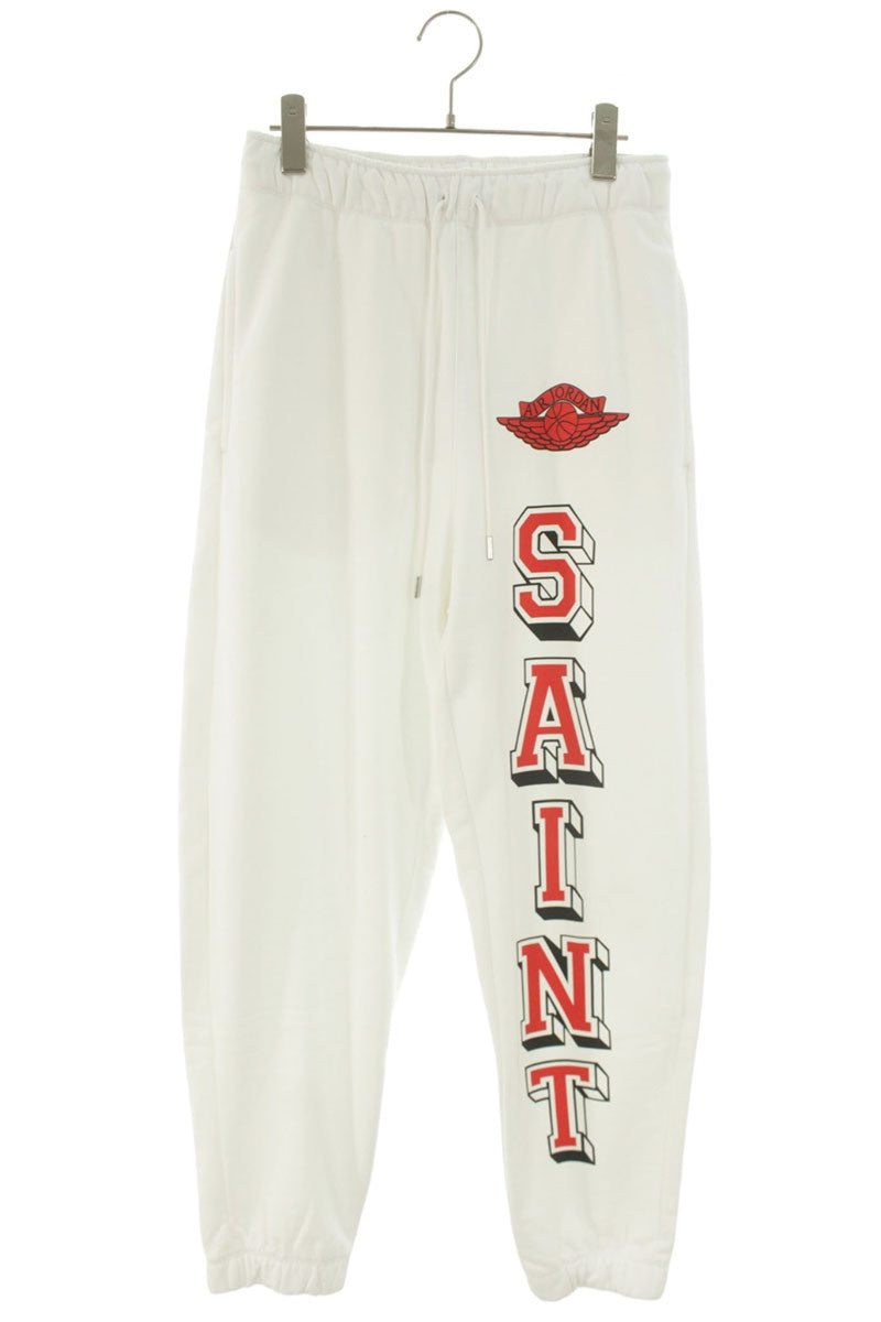 SAINT MICHAEL Jordan 26SS MLSMFLC Sweatpants Wht/Red Size 28