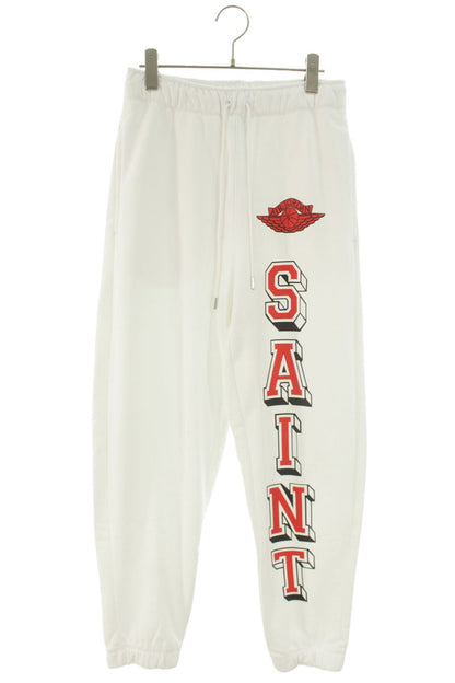 SAINT MICHAEL Jordan 26SS MLSMFLC Sweatpants Wht/Red Size 28