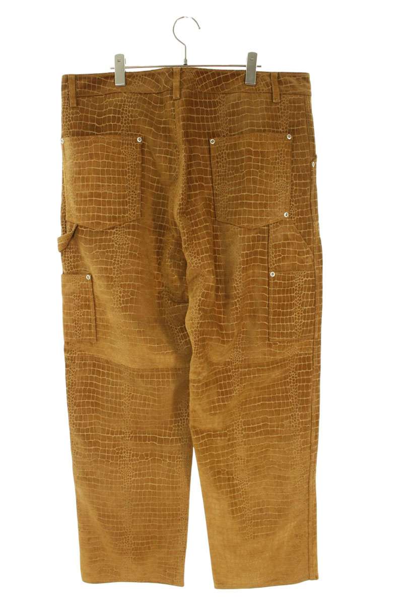 SUPREME 24AW Suede Double Knee Painter Pant Brown Size 36