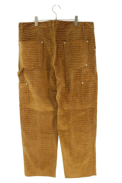 SUPREME 24AW Suede Double Knee Painter Pant Brown Size 36