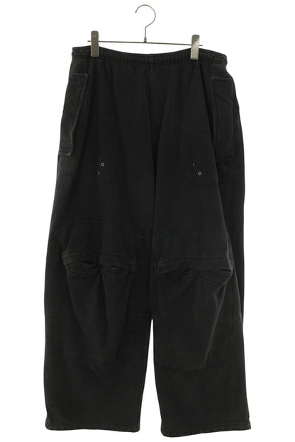 ALEXANDER WANG Black Cotton Cargo Sweatpants Size 30