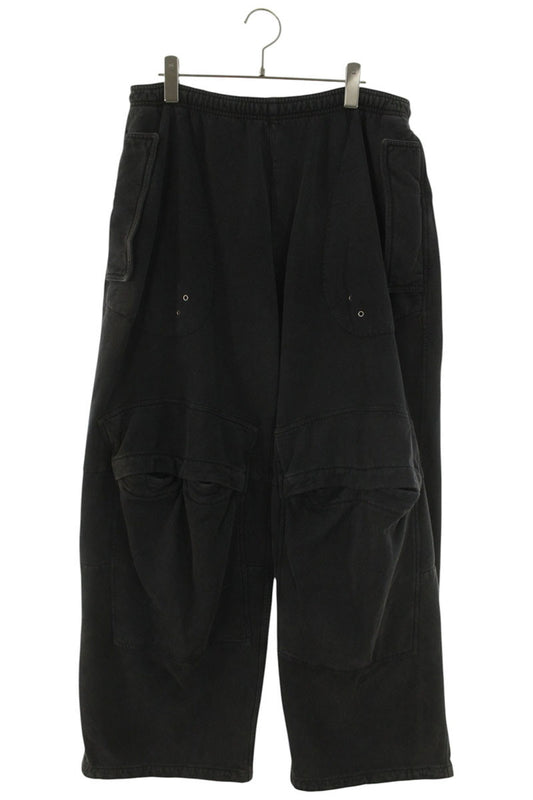 ALEXANDER WANG Black Cotton Cargo Sweatpants Size 30