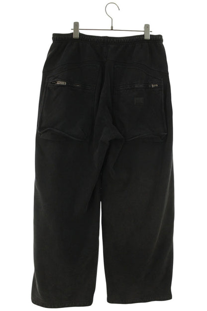 ALEXANDER WANG Black Cotton Cargo Sweatpants Size 30