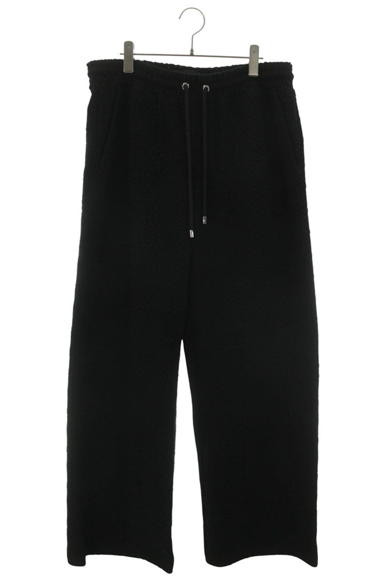 AMIRI All Over Pattern Wide Jacquard Pants Black Size 34