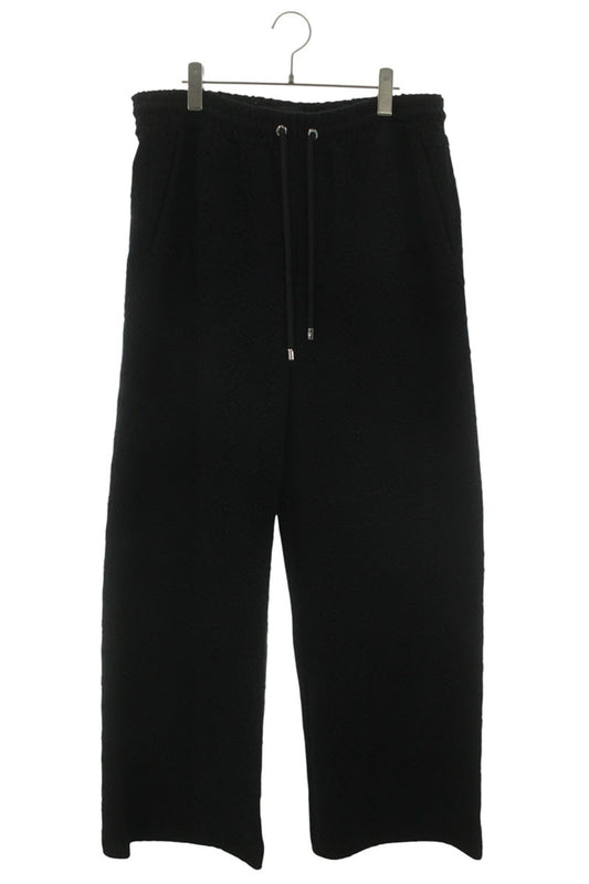 AMIRI All Over Pattern Wide Jacquard Pants Black Size 34