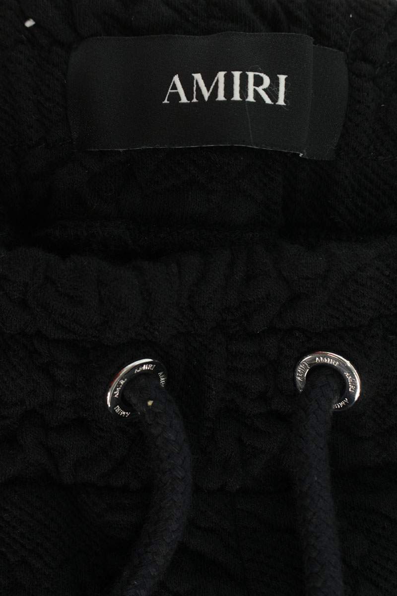 AMIRI All Over Pattern Wide Jacquard Pants Black Size 34