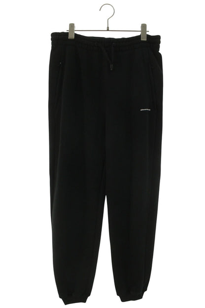 ALEXANDER WANG Black Logo Embroidered Sweatpants Size 30