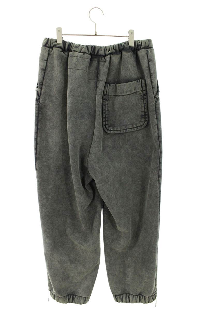 MIHARAYASUHIRO Gray Distressed Cotton Sweatpants Size 32