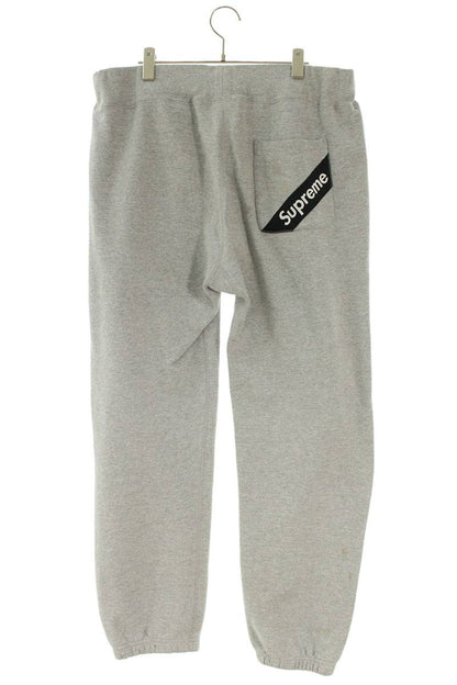 SUPREME Corner Label Sweatpant Gray Cotton Size 34