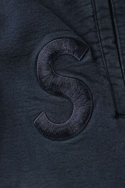 SUPREME 17AW Tonal S Logo Sweatpant Navy Cotton Size 34