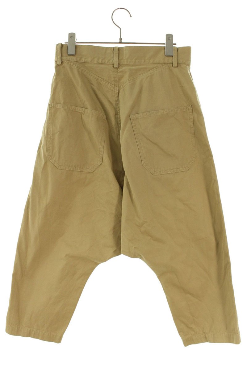 Yohji Yamamoto Beige Cotton Sarrouel Pants Size 32