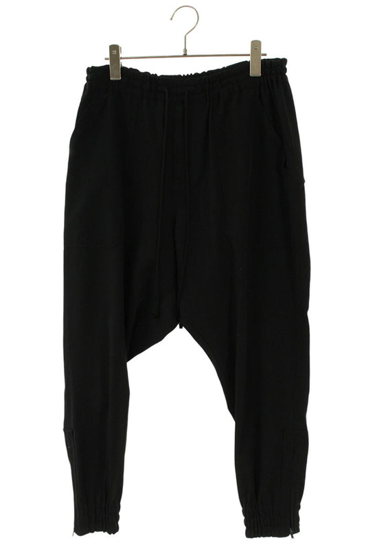 Yamamoto + Noir Wrinkle Gabardine Drawstring Pants Size 30