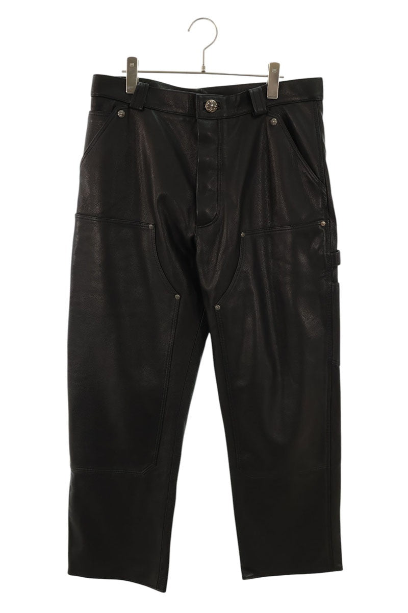 Chrome Hearts CARPENTER LTHR Double Knee Leather Size 34