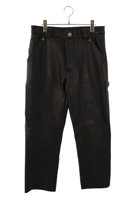 Chrome Hearts CARPENTER LTHR Flare Knee Leather Size 31