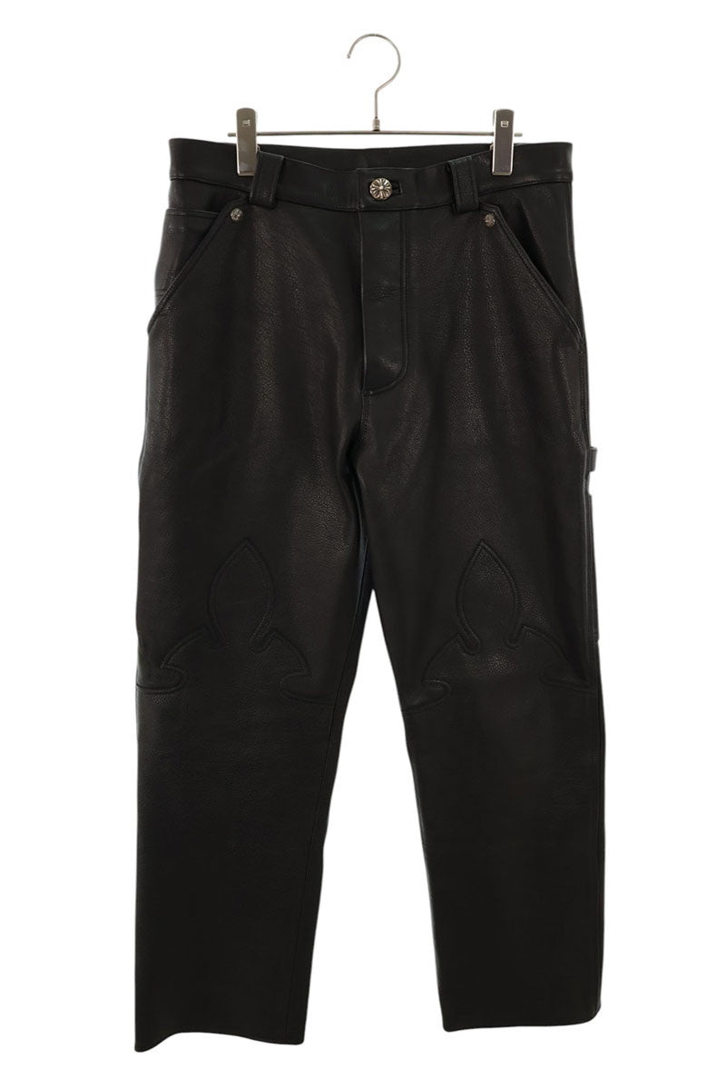Chrome Hearts CARPENTER LTHR Flare Knee Leather Size 31