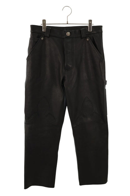 Chrome Hearts CARPENTER LTHR Flare Knee Leather Size 31