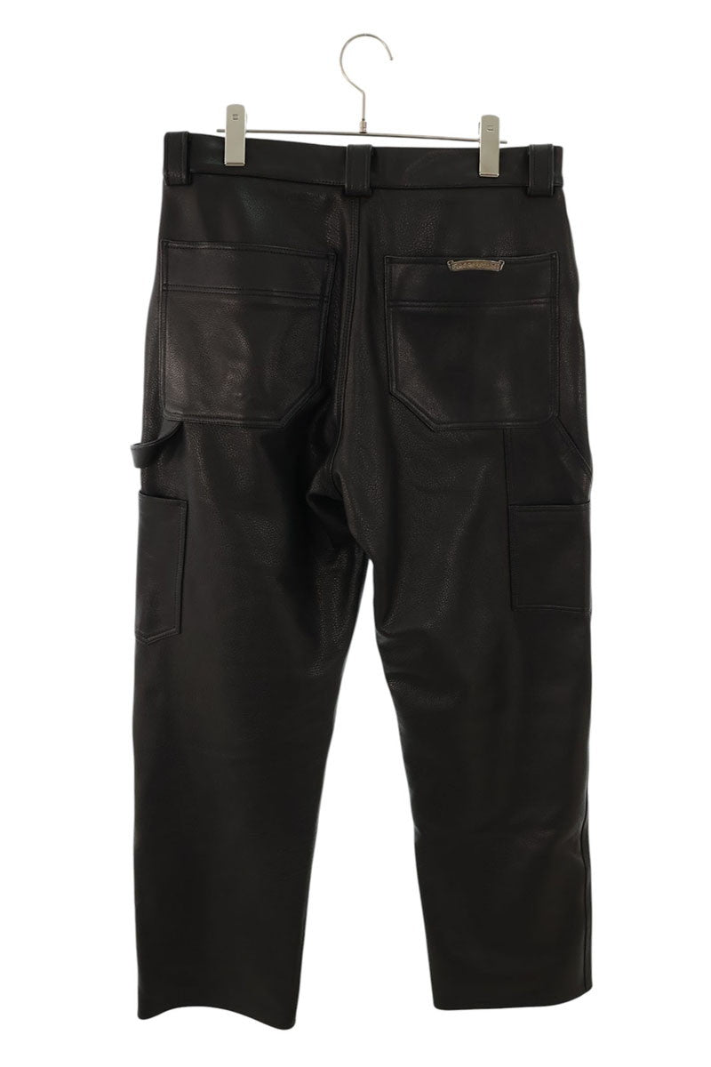 Chrome Hearts CARPENTER LTHR Flare Knee Leather Size 31