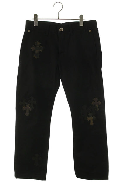 Chrome Hearts CHINOS CEM CRS PTCH Black/Khaki Size 32