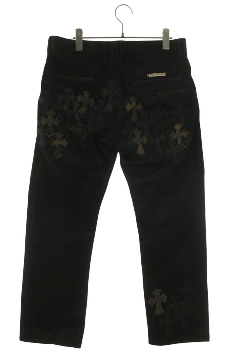 Chrome Hearts CHINOS CEM CRS PTCH Black/Khaki Size 32