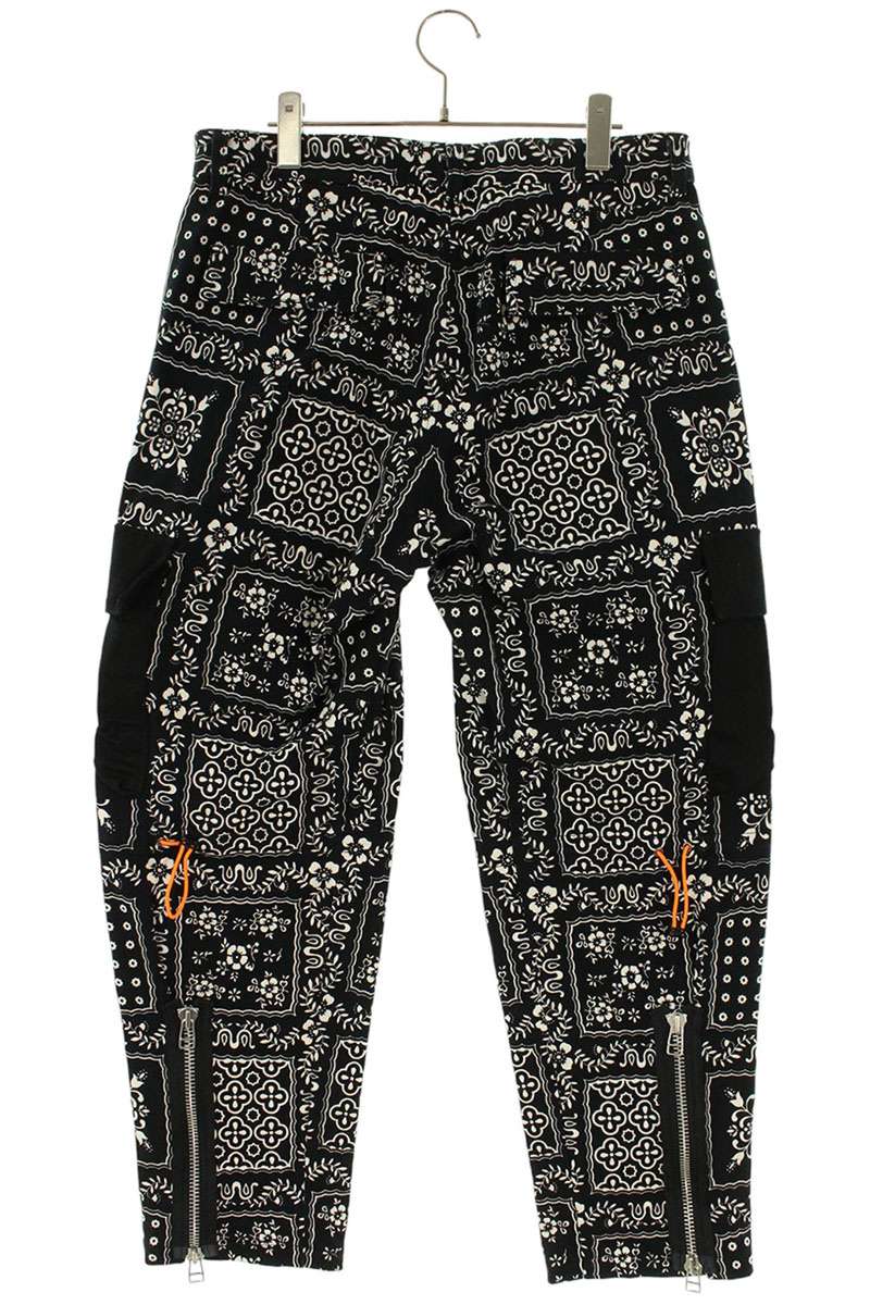 ALWAYS OUT OF STOCK Black Cotton Paisley Pattern Size 34