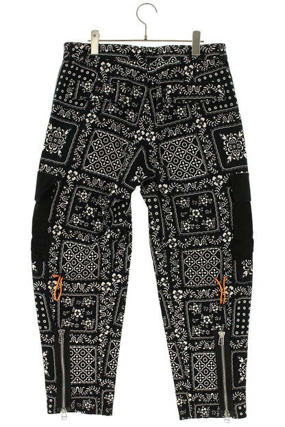 ALWAYS OUT OF STOCK Black Cotton Paisley Pattern Size 34