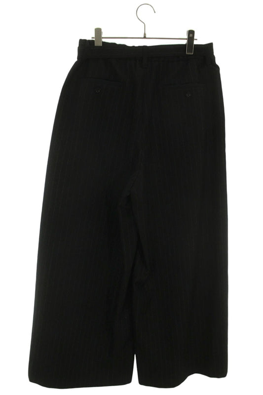 Sacai 24AW Belted Chalk Stripe Wide Leg Trousers Size 32