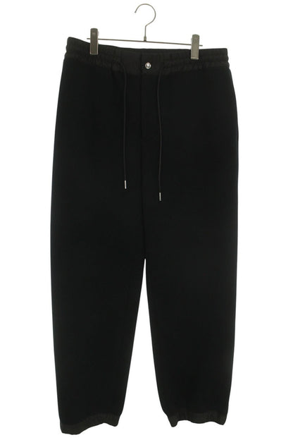 Sacai 26SS Nylon Panel Sponge Sweatpants Black Size 34