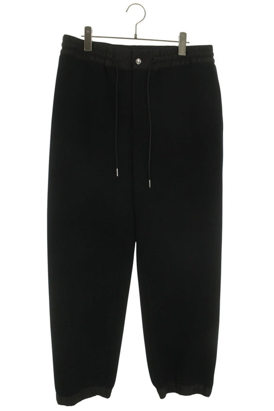Sacai 26SS Nylon Panel Sponge Sweatpants Black Size 34