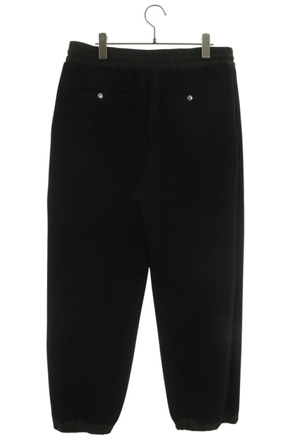 Sacai 26SS Nylon Panel Sponge Sweatpants Black Size 34