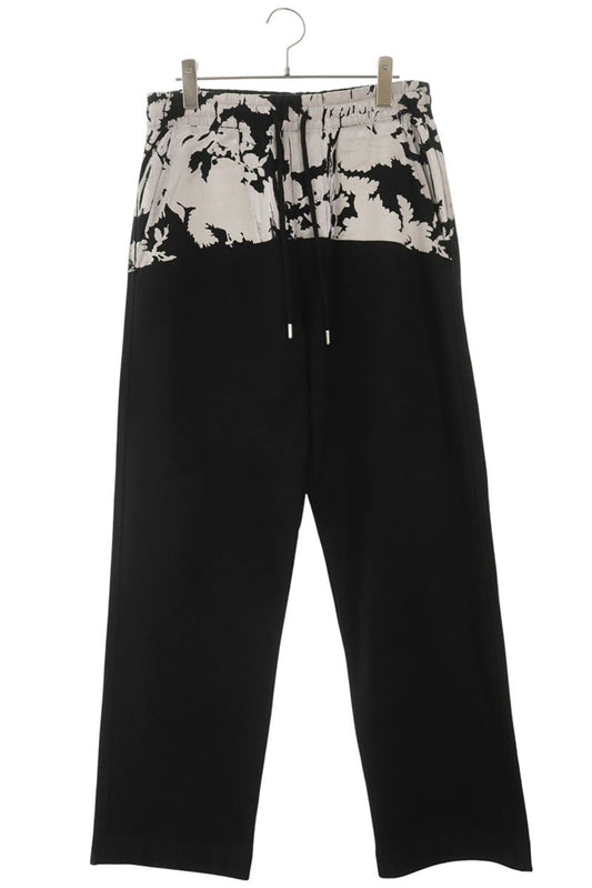 DRIES VAN NOTEN 26SS Printed Sweatpants Black Size 34
