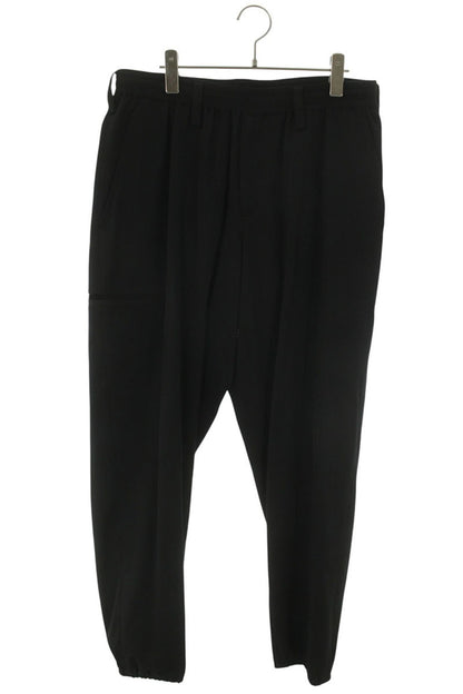 YOHJI YAMAMOTO POUR HOMME Wool Gabardine Long Black Size 34