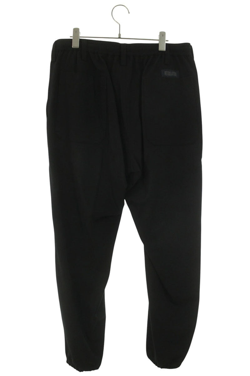 YOHJI YAMAMOTO POUR HOMME Wool Gabardine Long Black Size 34