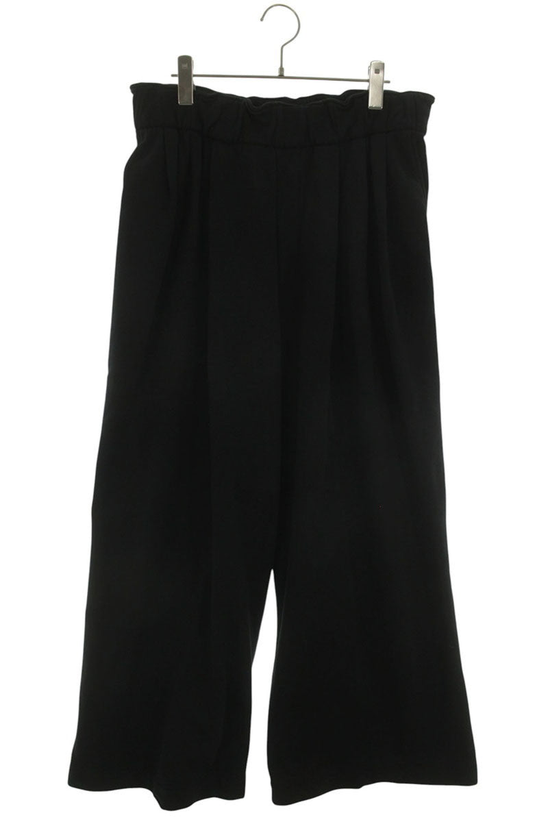 DRIES VAN NOTEN Black Wide Leg Cotton Sweatpants Size 34